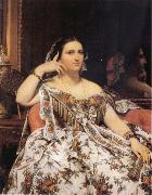 Jean-Auguste Dominique Ingres Madame Motessier Seated painting